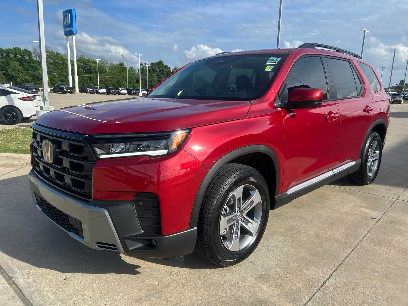 2026 Honda Pilot — rear three-quarter view